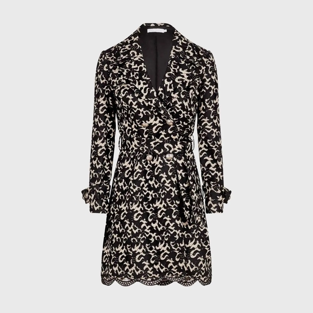 Black and Beige Dress